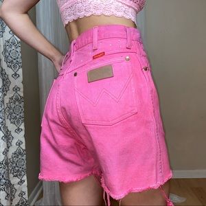 Hot pink Wranglers with Swarovski crystal details!